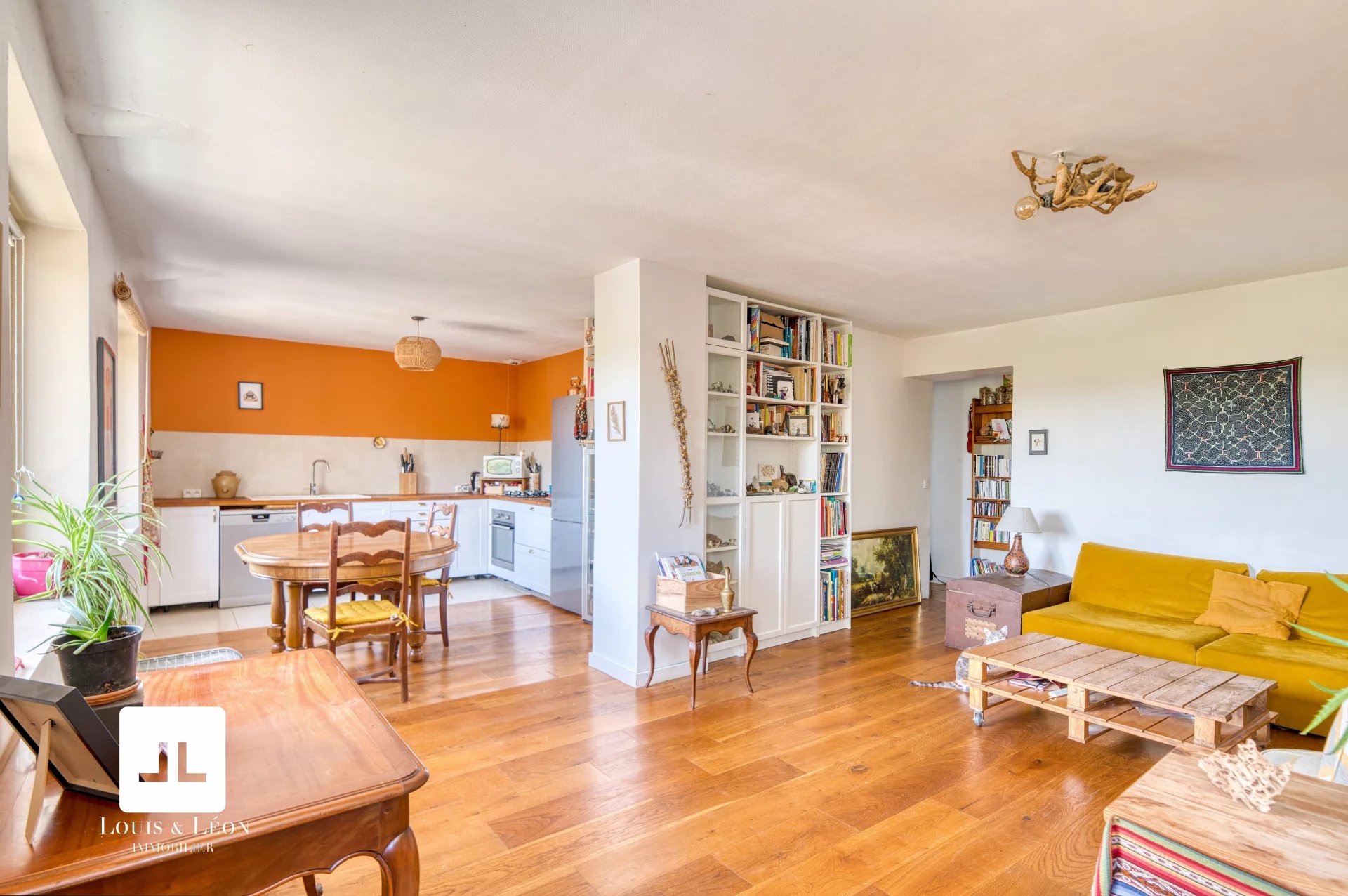 T4 avec balcon et grand jardin – Quincieux